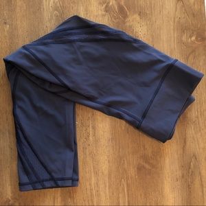 Lululemon leggings with cut outs size 8